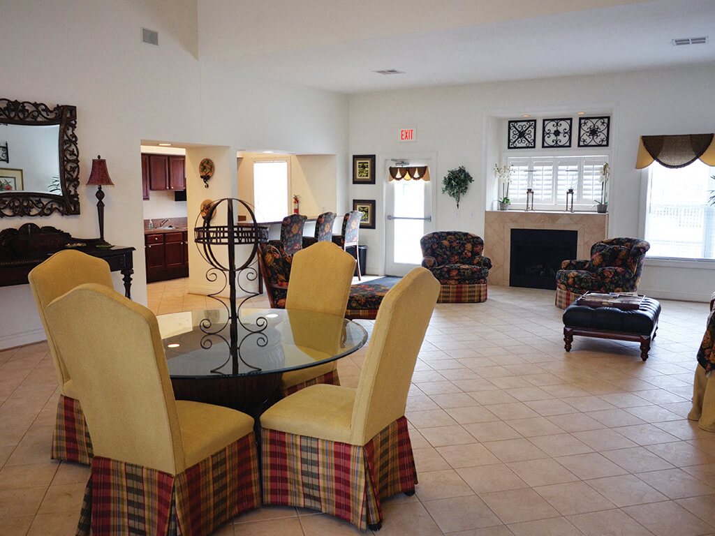 Clubhouse at Whispering Oaks Apartments in Portsmouth VA